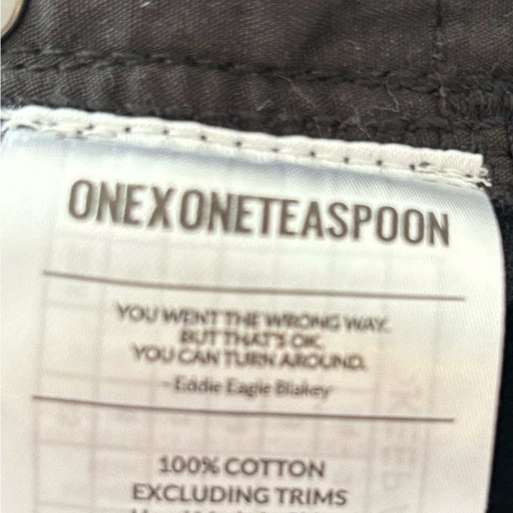One Teaspoon Awesome Baggies Distressed Jeans - Picture 13 of 13